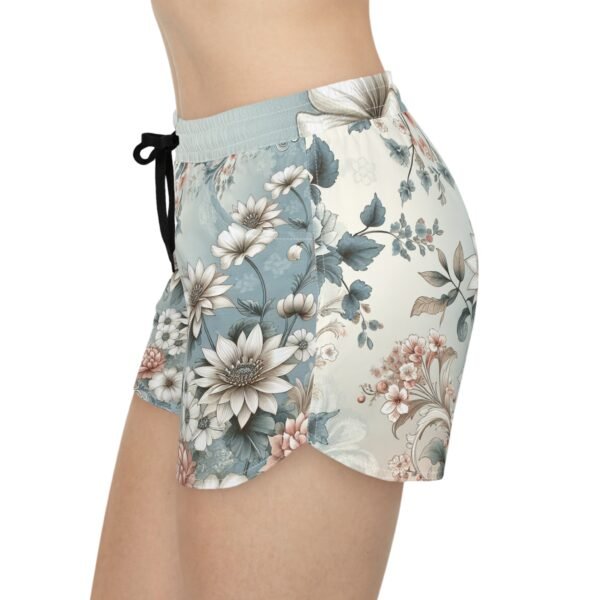 Floral Print Women's Shorts, Summer Beach Wear, Casual Vacation Bottoms, Boho Chic Lounge Shorts, Comfy Lounge Shorts - Image 6