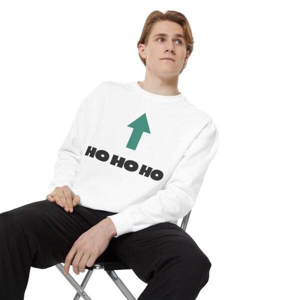 Funny Christmas Unisex Sweatshirt, Santa's Favorite Ho, Holiday Gift, Festive Apparel, Xmas Jumper, Cozy Winter Top - Image 4