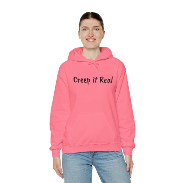 Creep it Real Halloween Hoodie, Unisex Sweatshirt, Spooky Scary Costume, Fall Apparel Gift, Cozy Autumn Pullover, Trick or Treat Hoodie - Image 138
