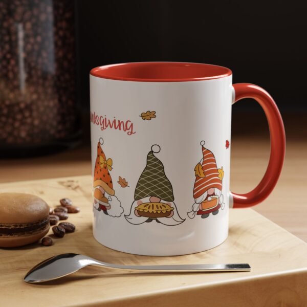 Thanksgiving Accent Mug, Fall Harvest Coffee Cup, Autumn Home Decor, Holiday Ceramic Mug, Festive Kitchen Accessories - Image 8