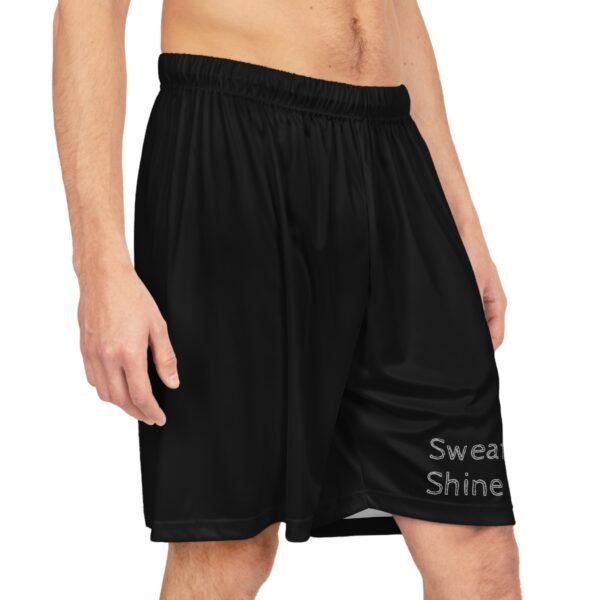 Sweat Now, Shine Later Gym Basketball Shorts - Workout Shorts, Fitness Apparel, - Image 5