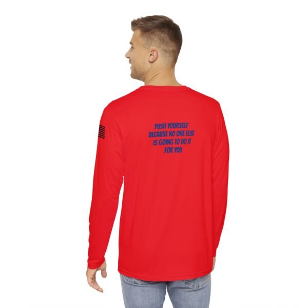 Athletic Motivational Long Sleeve, Men's Workout Top, Fitness Shirt, Gym - Image 4