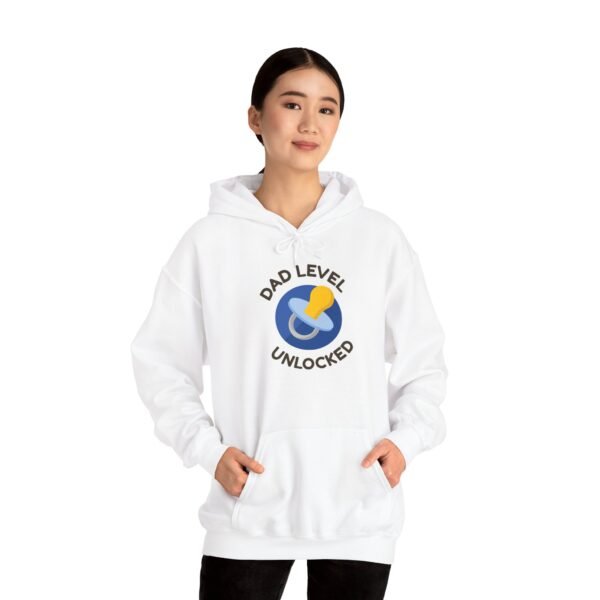 Dad Level Unlocked Hoodie, Father's Day Gift, Funny Dad Sweatshirt, Parenting Hooded Jumper, Gift for Dad, Family Humor Pullover - Image 6