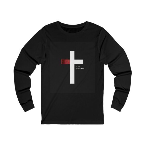 Long Sleeve Tee - Tetelestai 'It is Finished' Jesus's last words