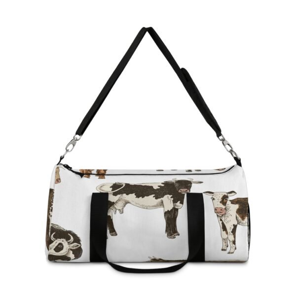 Western Themed Duffel Bag, Rancher Cowboy Cowgirl Cows - Rodeo Travel Gym - Image 8