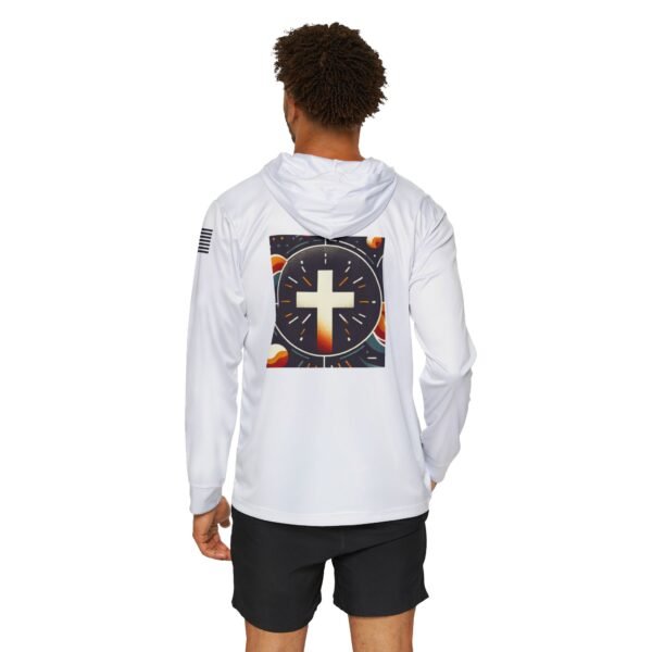 Christian Men's Hoodie - Fear is a Liar Sports Warmup - Image 4