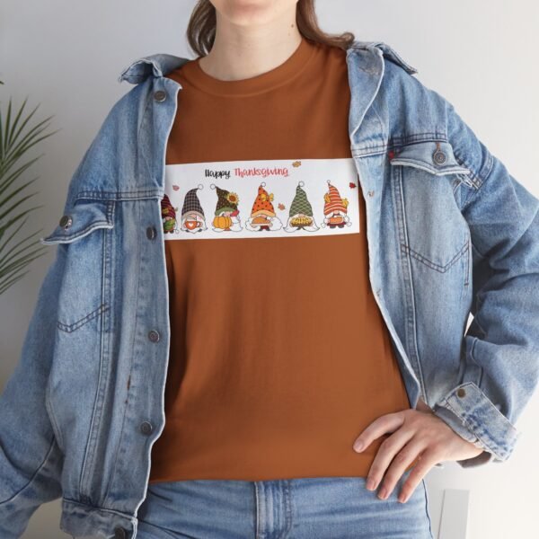 Gnome Happy Thanksgiving T-Shirt, Fall Harvest Tee, Thanksgiving Shirt, Autumn - Image 131