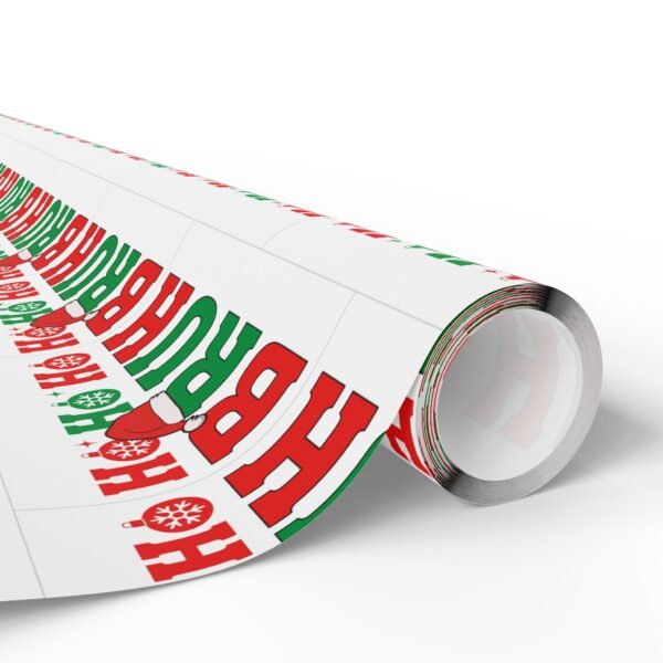 Wrapping Paper - HO HO Bruh Christmas Holiday Design - Image 3