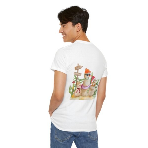 Christmas Cactus Snowmen Unisex Tee, Holiday Heavy Cotton T-Shirt, Festive Winter Gift, Xmas Apparel, Seasonal Graphic Shirt - Image 22