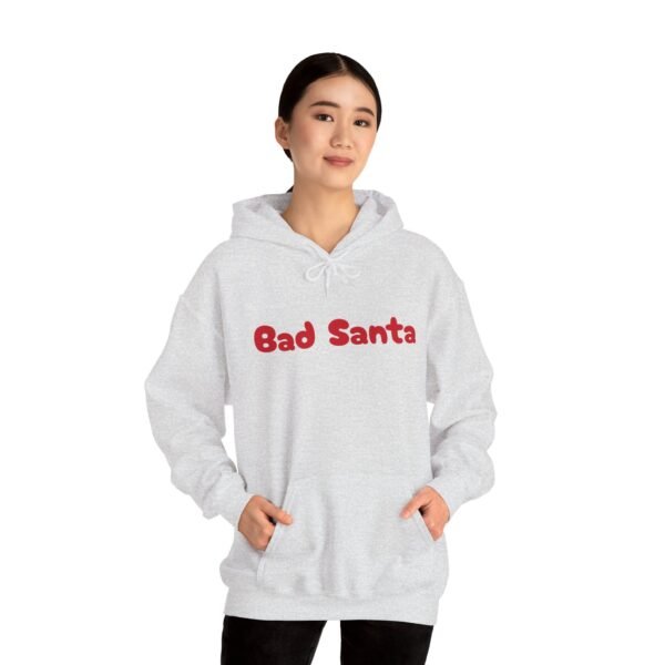 Funny Christmas Unisex Hoodie, Bad Santa Sweatshirt, Xmas Gift, Holiday Apparel - Image 32