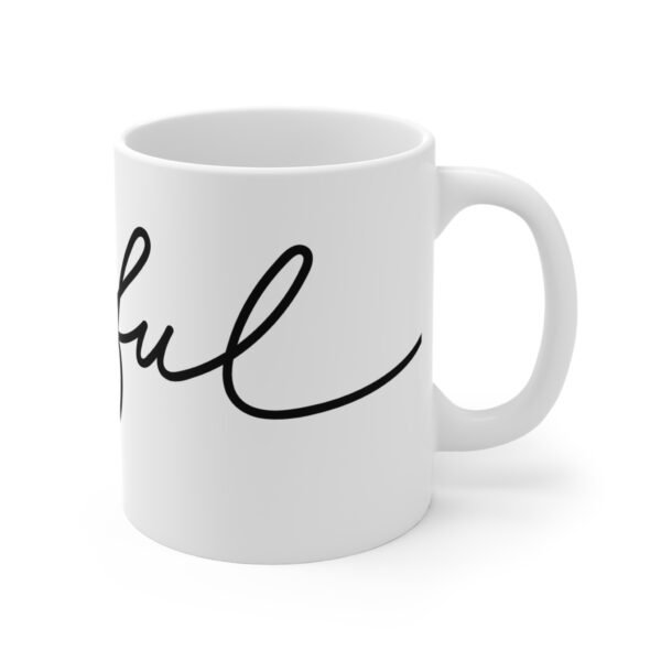 Joyful Mug 11oz - Happy Coffee Cup, Cheerful Tea Mug, Fun Drinkware, Cute Ceramic Cup, Positive Energy Gifts - Image 4