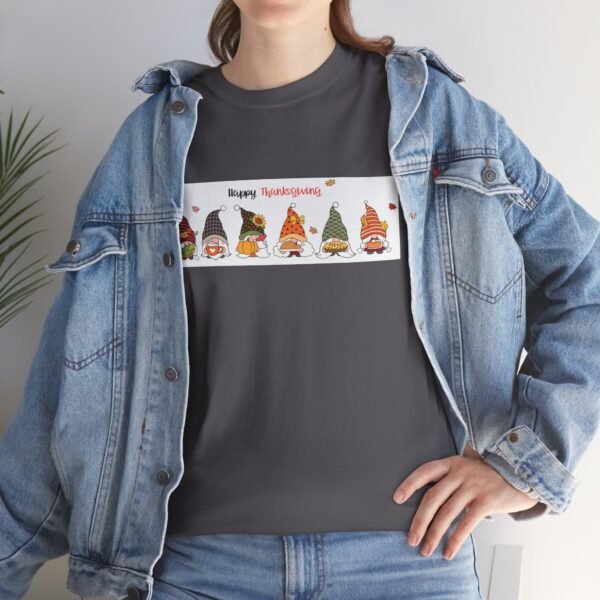 Gnome Happy Thanksgiving T-Shirt, Fall Harvest Tee, Thanksgiving Shirt, Autumn - Image 158