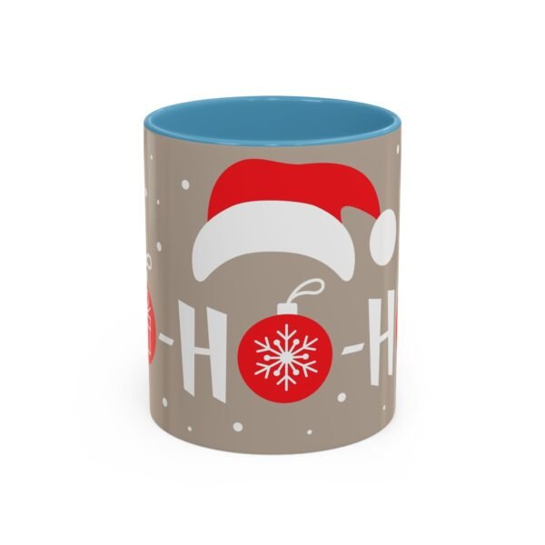 Christmas HO HO HO Accent Coffee Mug (11 oz), Festive Holiday Coffee Cup, Santa Claus Mug, Christmas Gift Idea, Santa Ho Ho Ho Mug, Holiday - Image 8