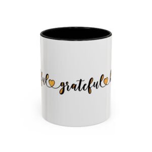 Grateful Thankful Blessed Mug, Thanksgiving Gift, Coffee Cup, Appreciation Tea Mug, Fall Home Decor
