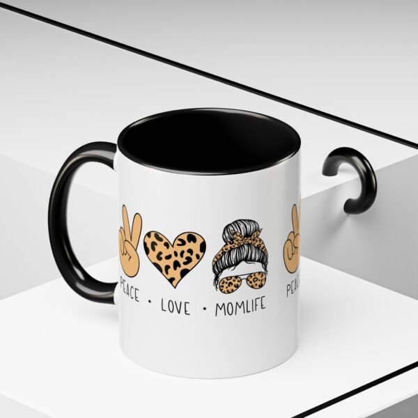 Momlife Coffee Mug, Peace Love Mug, Mom Gift Idea, Mother's Day Gift, Funny Mug for Moms, Motherhood Mug, Gift for Her - Image 3