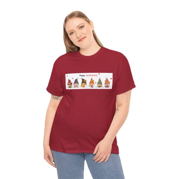 Gnome Happy Thanksgiving T-Shirt, Fall Harvest Tee, Thanksgiving Shirt, Autumn - Image 201