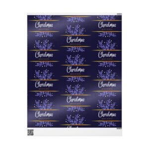 Christmas Wrapping Paper Roll - Jesus is King Gift Wrap, Religious Holiday Present Wrap, Christian Xmas Paper, Festive