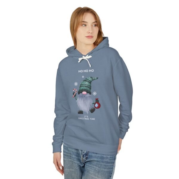 Christmas Gnome Hoodie, Festive Hooded Sweatshirt, Holiday Pullover, Xmas Jumper, Winter Sweater, Cozy Christmas Clothing - Image 5