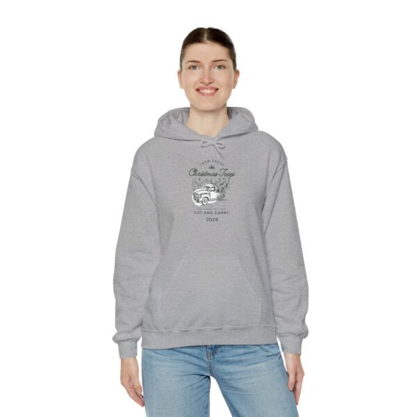 Vintage Christmas Tree Farm Hoodie, Holiday Sweatshirt, Retro Xmas Jumper, Cozy Winter Pullover, Festive Gift Idea - Image 9