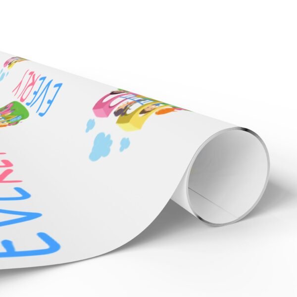 Personalized Kids Wrapping Papers, Custom Name Gift Wrap, Children's Birthday Presents, Unique Party Supplies, Children's Gift Packaging - Image 3