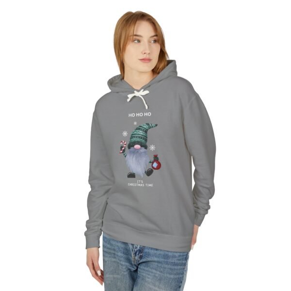 Christmas Gnome Hoodie, Festive Hooded Sweatshirt, Holiday Pullover, Xmas Jumper, Winter Sweater, Cozy Christmas Clothing - Image 3